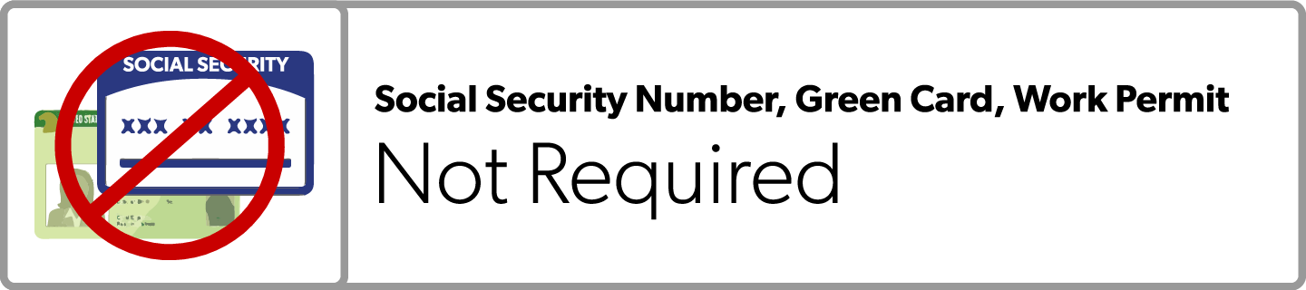 loan no social security number required